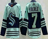 Men's Seattle Kraken #7 Jordan Eberle Light Green 2022 Reverse Retro Authentic Jersey,baseball caps,new era cap wholesale,wholesale hats